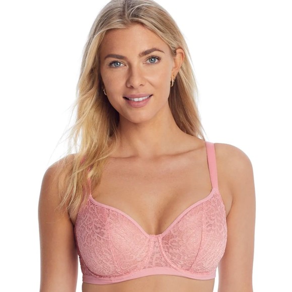 CAMIO‎ MIO Pale Punch All Over Lace Underwire Bra, US 34DDD - Picture 6 of 8